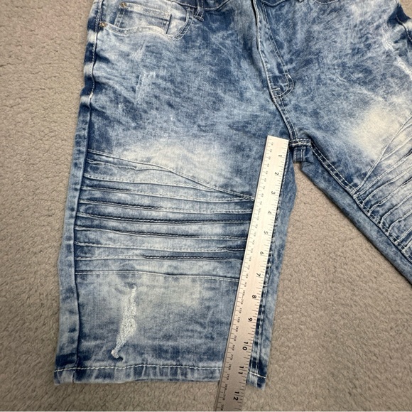 Sp Essentials Active Flex Light Sand Blue Jean Short Men's Size 34 Slim NWT - Picture 5 of 13